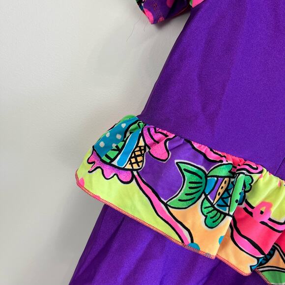 Vintage Fishskins Ruffle Rashguard Swim Suit - Picture 11 of 12